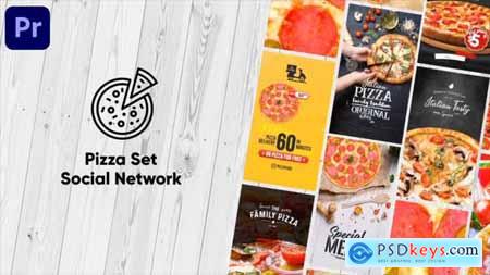 Pizza Set - Social Network Premiere Pro MOGRT 42947871