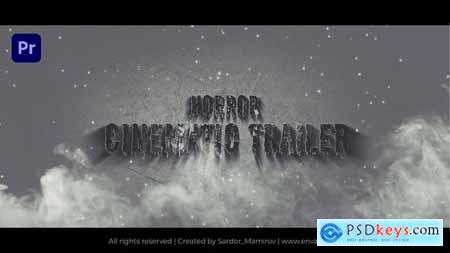 The Horror Cinematic Trailer MOGRT 42981358
