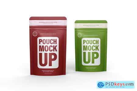 Small Zipper Pouch Packaging Design Mockup