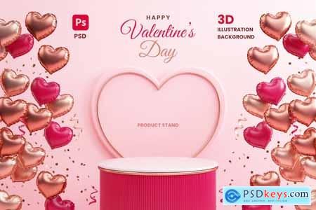 Valentines Product Stand Banner