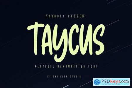 Taycus - Playful Handwritten Font