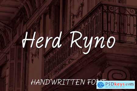 Herd Ryno - Handwritten Font