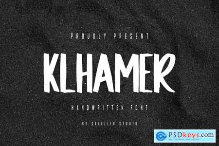 Klhamer - Handwritten Font