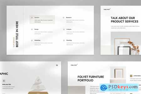 Folvet - Minimalist Furniture Powerpoint