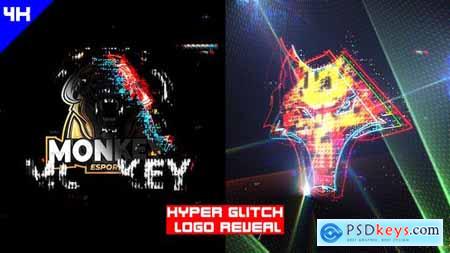 Hyper Glitch Logo Reveal 43794501