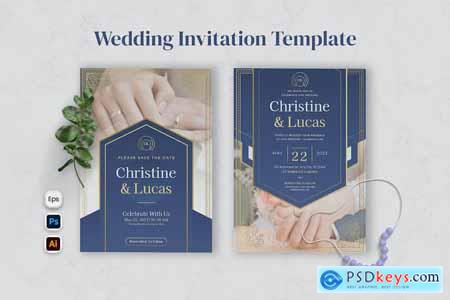 Luxury Concept Wedding Invitation