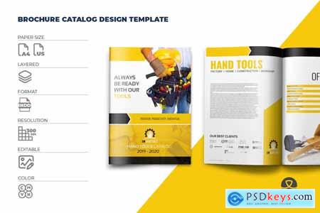 Hand Tools Products Catalog Brochure Template