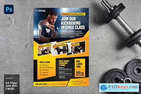 Boxing Class Gym Promotion Flyer
