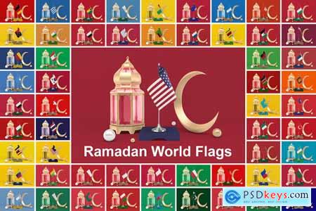 Ramadan World Flags