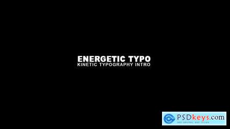 Energetic Typo Kinetic Typography Intro 19925427