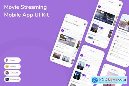Movie Streaming Mobile App UI Kit