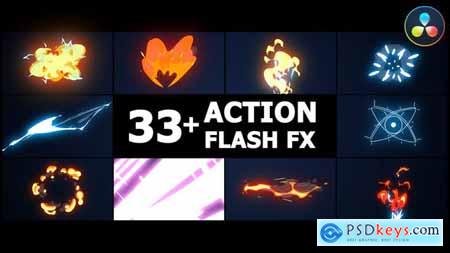 Action Flash FX Overlays DaVinci Resolve 43705217
