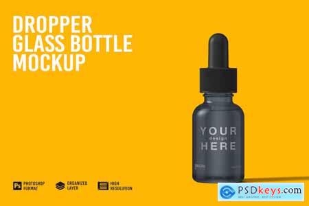 Dropper Glass Bottle Mockup Vol.3