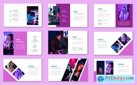 Xeon Gamers And Creative PowerPoint Templates