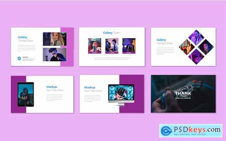 Xeon Gamers And Creative PowerPoint Templates