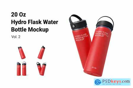 Hydro Flask Bottle Mockup Vol.2