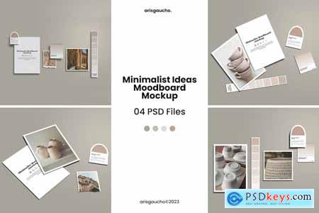 Minimalist Ideas Moodboard Mockup V2