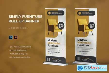 Simply Furniture - Roll Up Banner