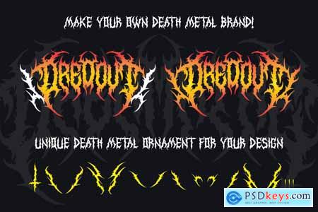 Dreamfire - Death Metal Font
