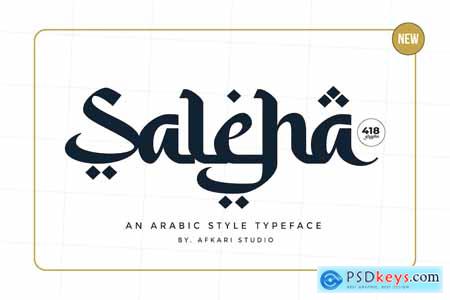 Saleha - An Arabic Style Typeface