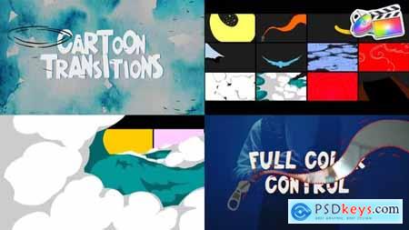 Abstract Cartoon Transitions for FCPX 43806044