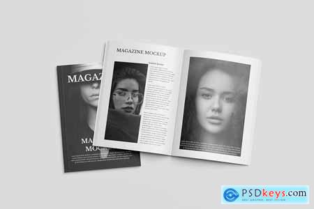 A4 Magazine Mockup