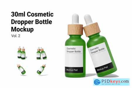 Cosmetic Dropper Bottle Mockup Vol.2