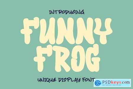 Funny Frog - Funny Display Font