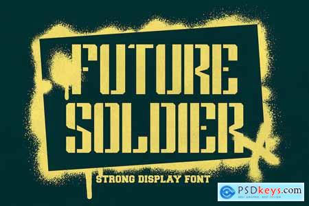 Future Soldier - Stencil Font