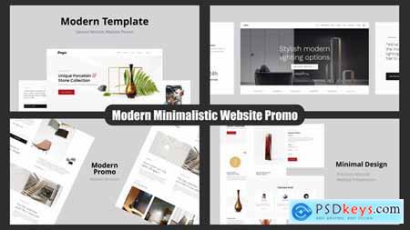 Modern Minimalistic Website Promo 40334769