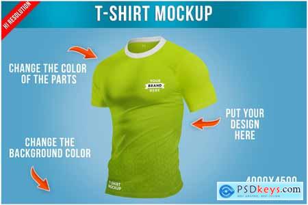 T-Shirt Half Side Mockup