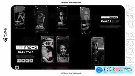 App Promo Dark Style 28526176