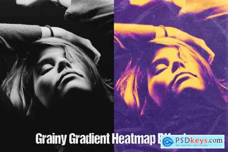 Grainy Gradient Heatmap Effects