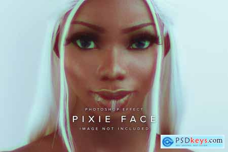 Pixie Dust PSD Photo Effect Mockup
