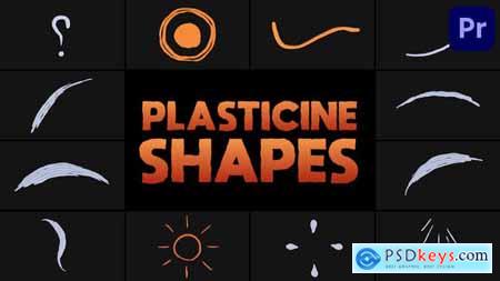 Plasticine Shapes Premiere Pro MOGRT 43383080