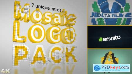 Pixel Mosaic Logo Intro Pack 23869227