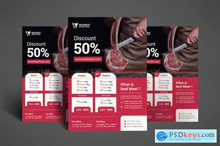 Meat Butcher - Flyer Template