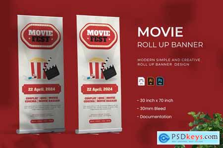 Movie - Roll Up Banner