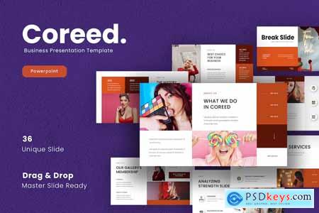 COREED  Creative Business Powerpoint Template