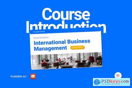 Blue Course Education Powerpoint