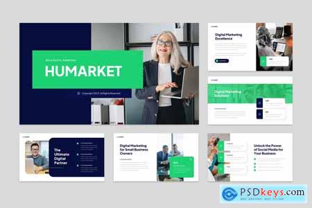 Humarket - Seo & Digital Marketing PowerPoint