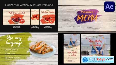 Provence Menu for After Effects 44390227