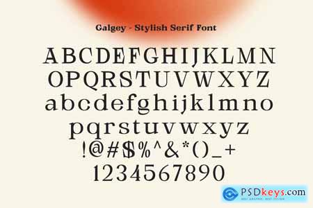 Galgey - Font Family + Variable