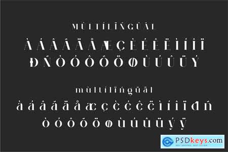 Arasyi Modern Ligature Serif Typeface