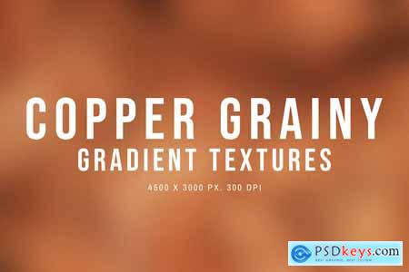 Copper Grainy Gradient Textures