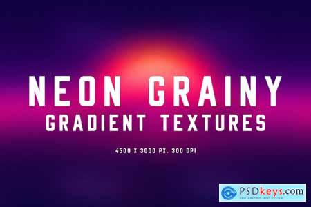 Neon Grainy Gradient Textures