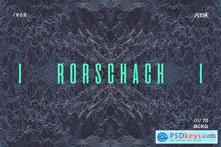 Rorschach Experimental Glitch Backgrounds V02