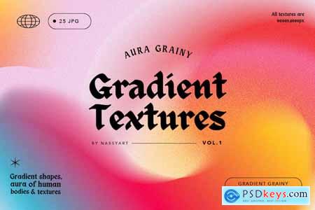 25 Gradient Grainy Textures