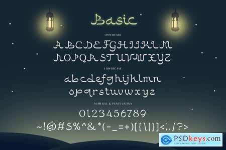 Buballen Arabic Typeface