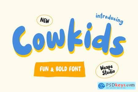 Cowkids - Fun and Bold Font
